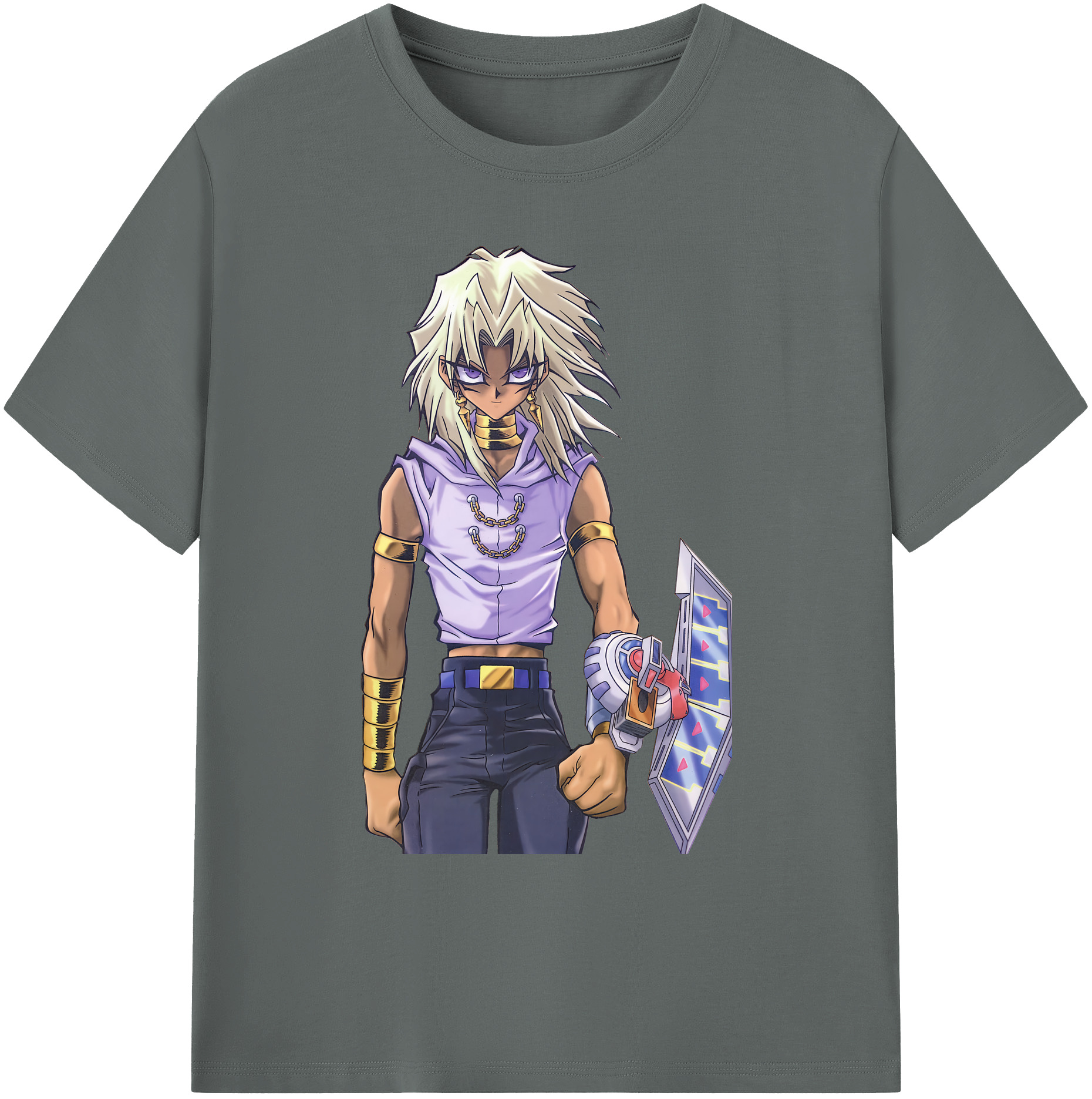 （画像用） 遊☆戯☆王 Yu-Gi-Oh! 綿100％ メンズ半袖Tシャツ｜肌触りやわらか＆通気性